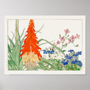 Poster Lys torches, Lobelia par Tanigami Konan