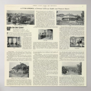 Poster Lytton Springs, Californie