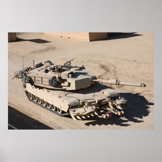 Poster M1A1 Abrams (Devant)