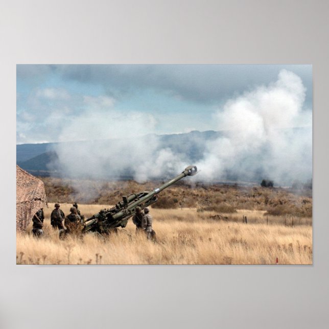 Poster M777 Howizter 155 mm (Devant)