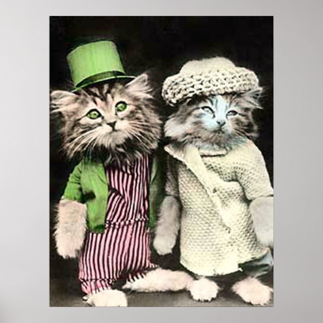 Poster M. et Mme Cat (Devant)