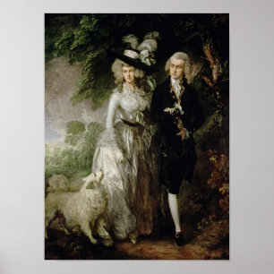 Poster M. et Mme William Hallett, c.1785