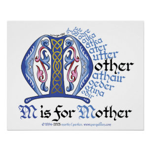 Poster "M is for Mother"