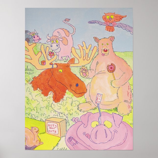 Poster M. Moose et ses amis (partie 1 d'un triptyque) (Devant)