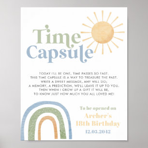 Poster M. Onederful Boys 1er Anniversaire Heure Capsule