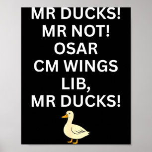 Poster M R Canards M R Pas O S M R Cm Wangs Lib M R Canar