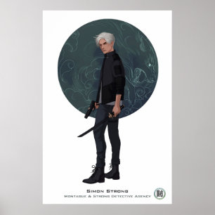 Poster M&S Simon Strong - Art de Mona Finden