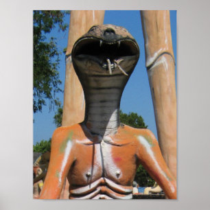 Poster M. Snake AKA Cobra Head ... Enfer bouddhiste