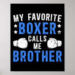Poster Ma boîte préférée m'appelle Brother Boxing Brother