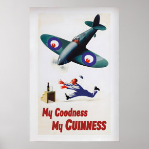 Poster Ma bonté mon Guinness par John Gilroy Vintage