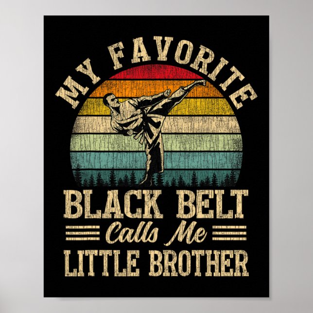 Poster Ma Ceinture Noire Favorite M'Appelle Petit Frère A (Devant)