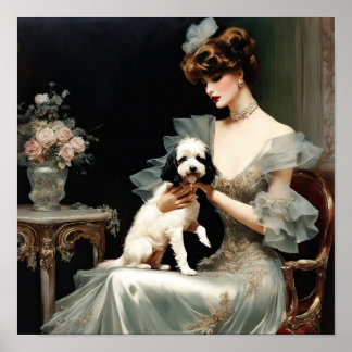 Poster Ma Dame Et Son Chiot