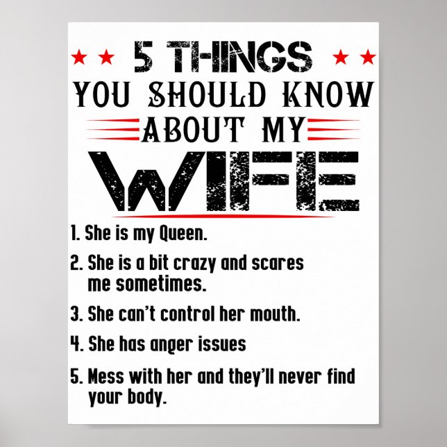 Poster Ma femme (Devant)