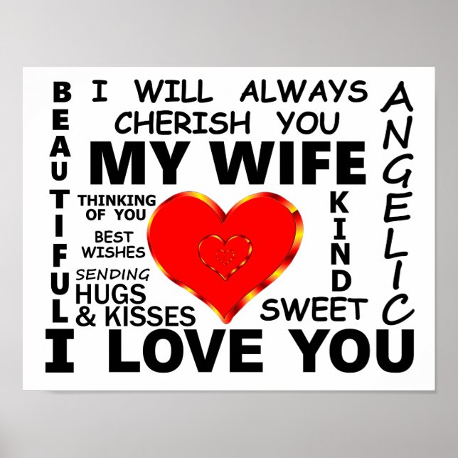Poster Ma Femme Je T'Aime (Devant)