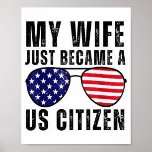 Poster Ma femme vient de devenir citoyenne américaine Fiè
