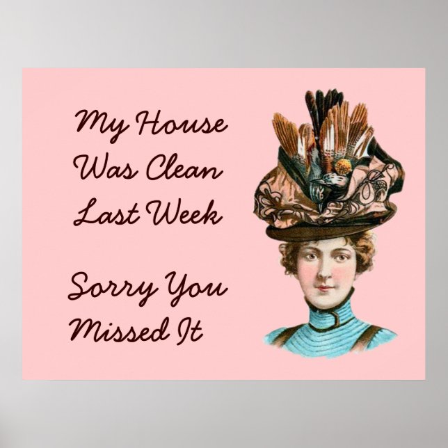 Poster Ma Maison Était Propre Dernière Semaine (Devant)