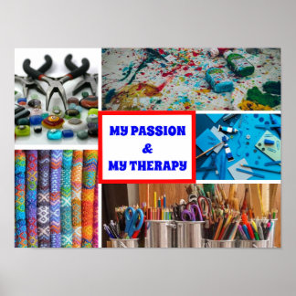 Poster Ma passion & ma thérapie.