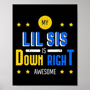 Poster Ma petite soeur est vraiment géniale Syndrome de D