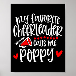 Poster Ma pom-pom girl préférée m'appelle Poppy Drôle de