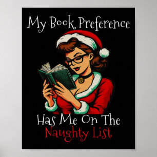 Poster Ma préférence de livre me met sur la liste vilain