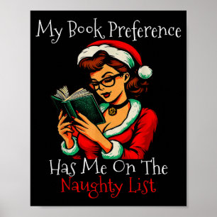 Poster Ma préférence de livre me met sur la liste vilain