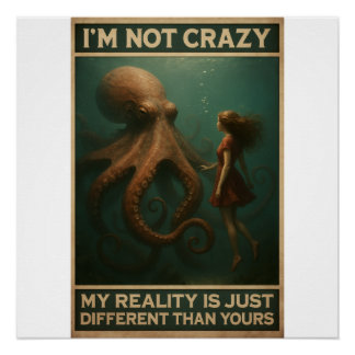 Poster Ma réalité est différente de la vôtre