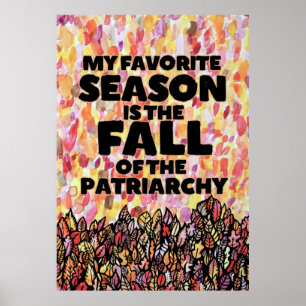 Poster Ma saison préférée est la chute du patriarcat