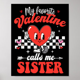 Poster Ma Valentine préférée m'appelle Sœur Joyeuse Saint