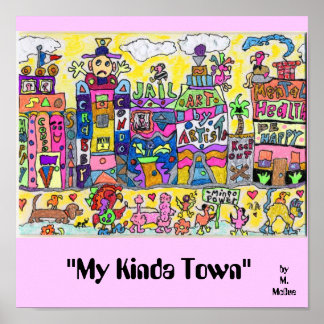 Poster "Ma ville de Kinda"