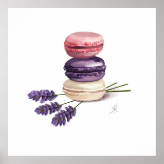 Poster Macarons