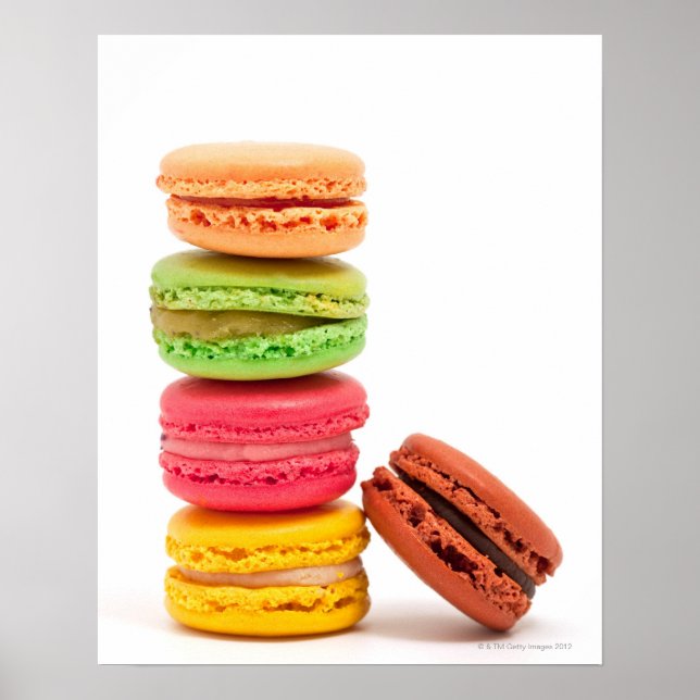 Poster Macarons français (Devant)