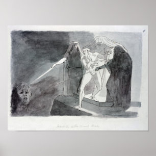 Poster Macbeth et la tête armée