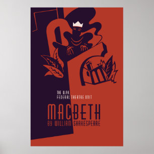 Poster MacBeth William Shakespeare