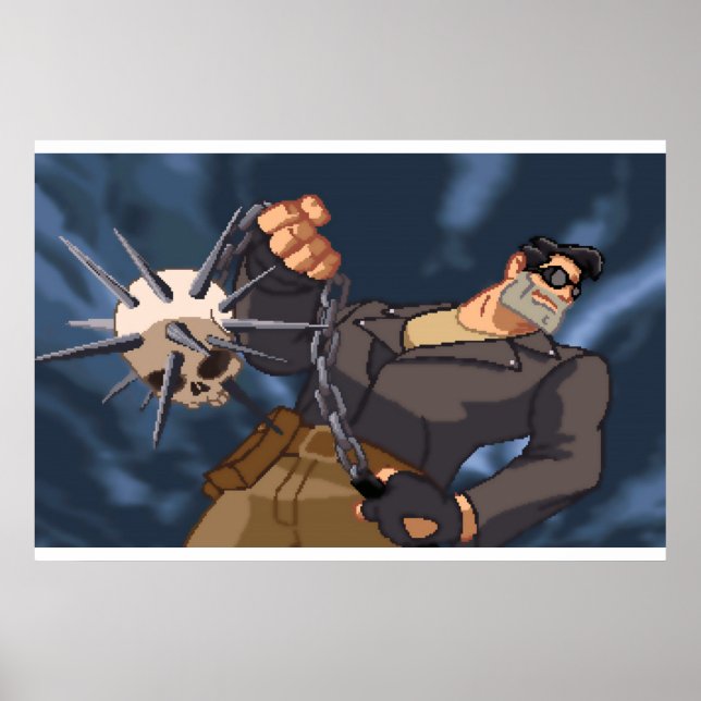 Poster Mace crâne (Devant)