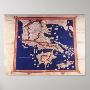 Poster Macédoine et la Grèce