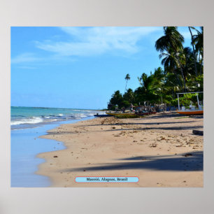 Poster Maceió, Alagoas, Brésil