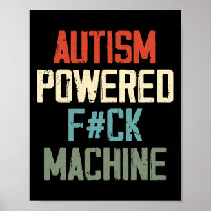 Poster Machine à Baiser Alimentée par l'Autisme Vêtements