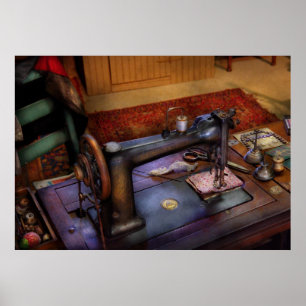Poster Machine à coudre - Projet de couture