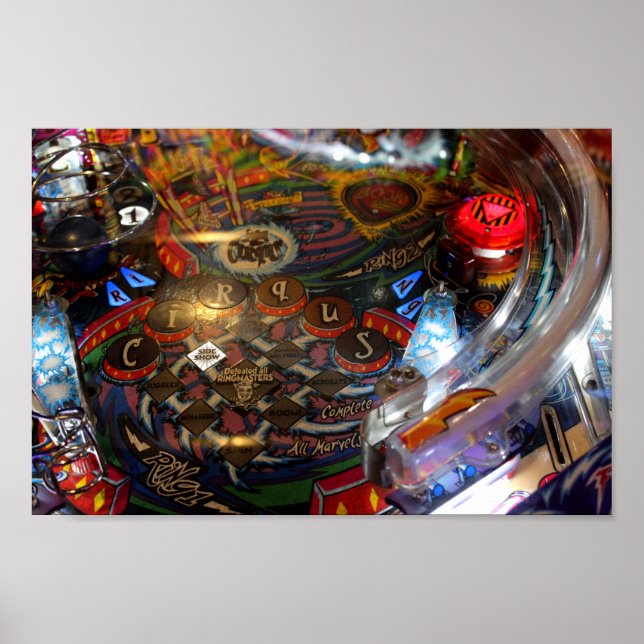 Poster Machine à Pinball (Devant)