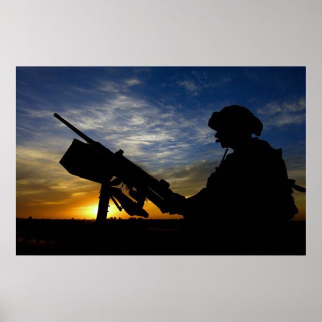 Poster Machine Gunner (Devant)