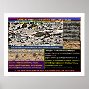 Poster Machines Mars masquées