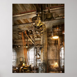 Poster Machiniste - À l'ère de l'industrie