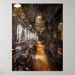 Poster Machiniste - Bienvenue à l'atelier