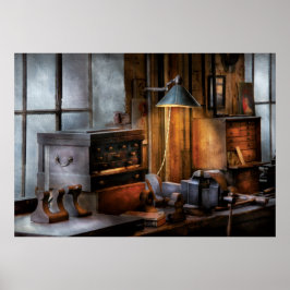 Poster Machiniste - Mon poste de travail