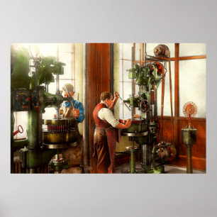 Poster Machiniste - Quand la précision compte 1919