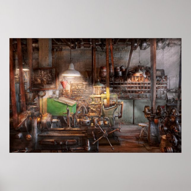 Poster Machiniste - Tout commence avec un Journeyman (Devant)