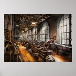 Poster Machiniste - Une salle pleine de tours