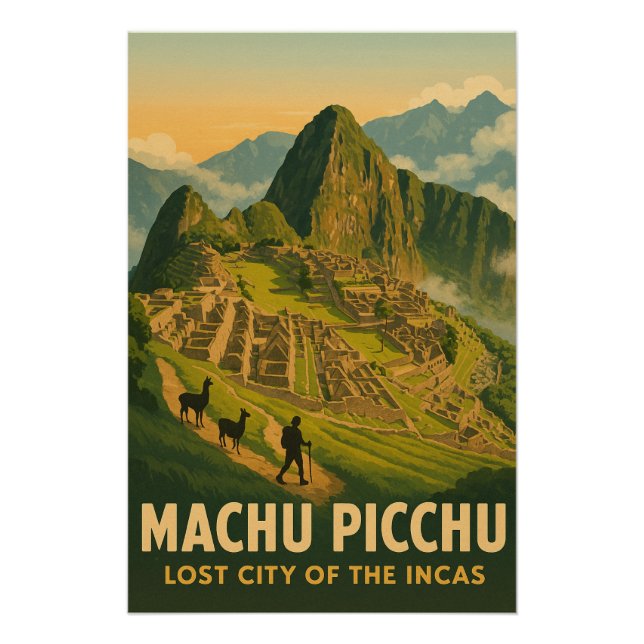 Poster Machu Picchu - Cité perdue des Incas (Devant)