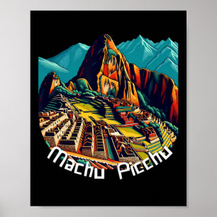 Poster Machu Picchu Cusco Pérou Sentier Inca Machu Picchu