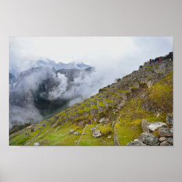 Poster Machu Picchu, Pérou, Terrasses